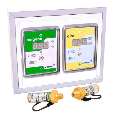 ALARMA ARAMED OXÍGENO AIRE EMPOTRABLE